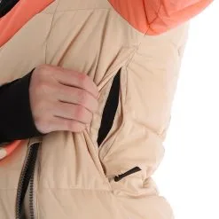 Brunotti, Snowbird Veste De Ski Femmes Canvas Beige -ColourWear Soldes brunotti snowbird aa jas gevoerd dames canvas beige 22bruno117v1 BI 10