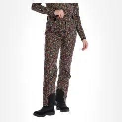 Brunotti, Sunpeak-Flower Pantalon De Ski En Softshell Femmes Hazel Brun -ColourWear Soldes brunotti sunpeak flower bc skibroek softshell dames hazel bruin 22bruno120v1 BI 04
