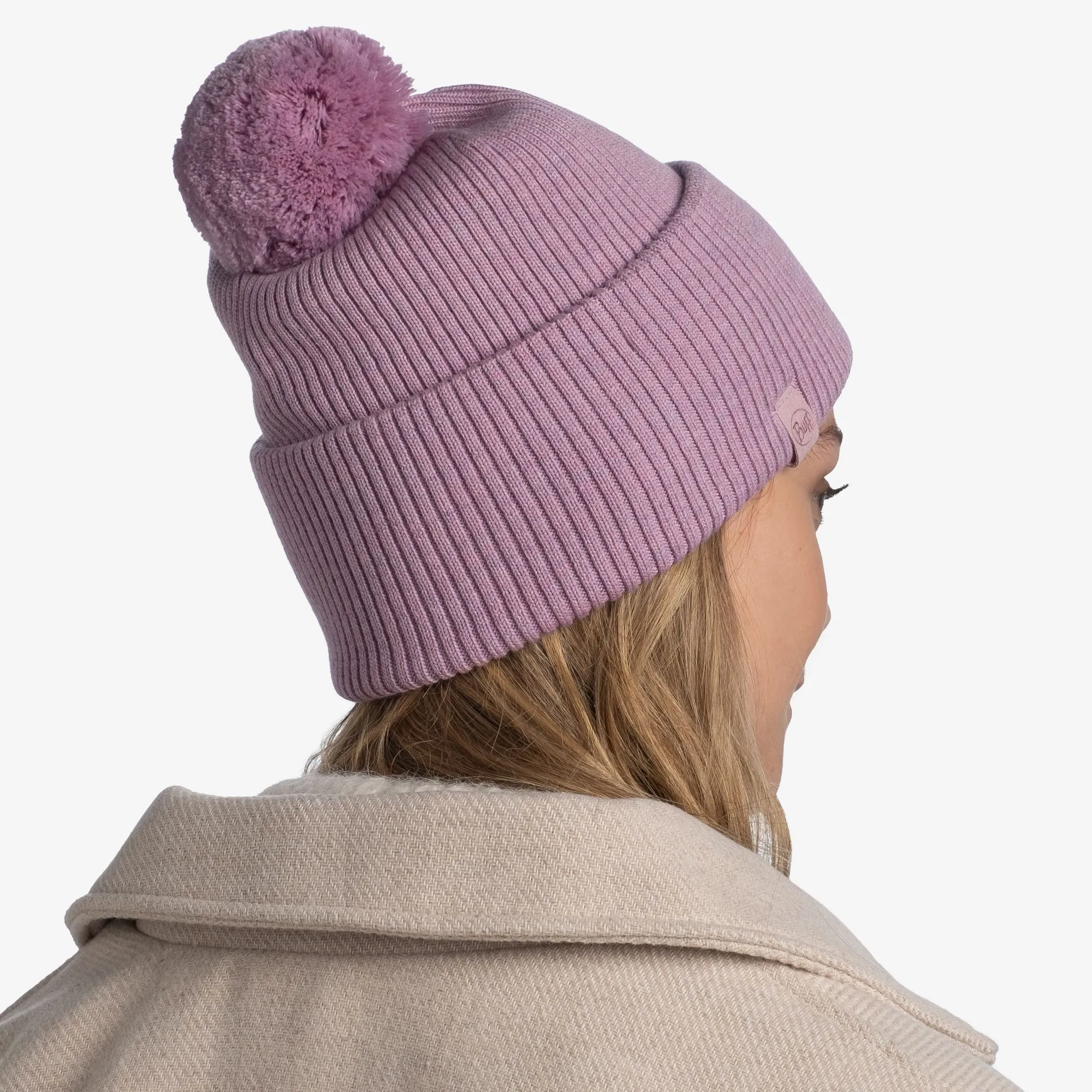 Buff, Knitted Hat Tim Bonnet Unisexe Pansy Violet 4 Buff, Knitted Hat Tim Bonnet Unisexe Pansy Violet – Image 2