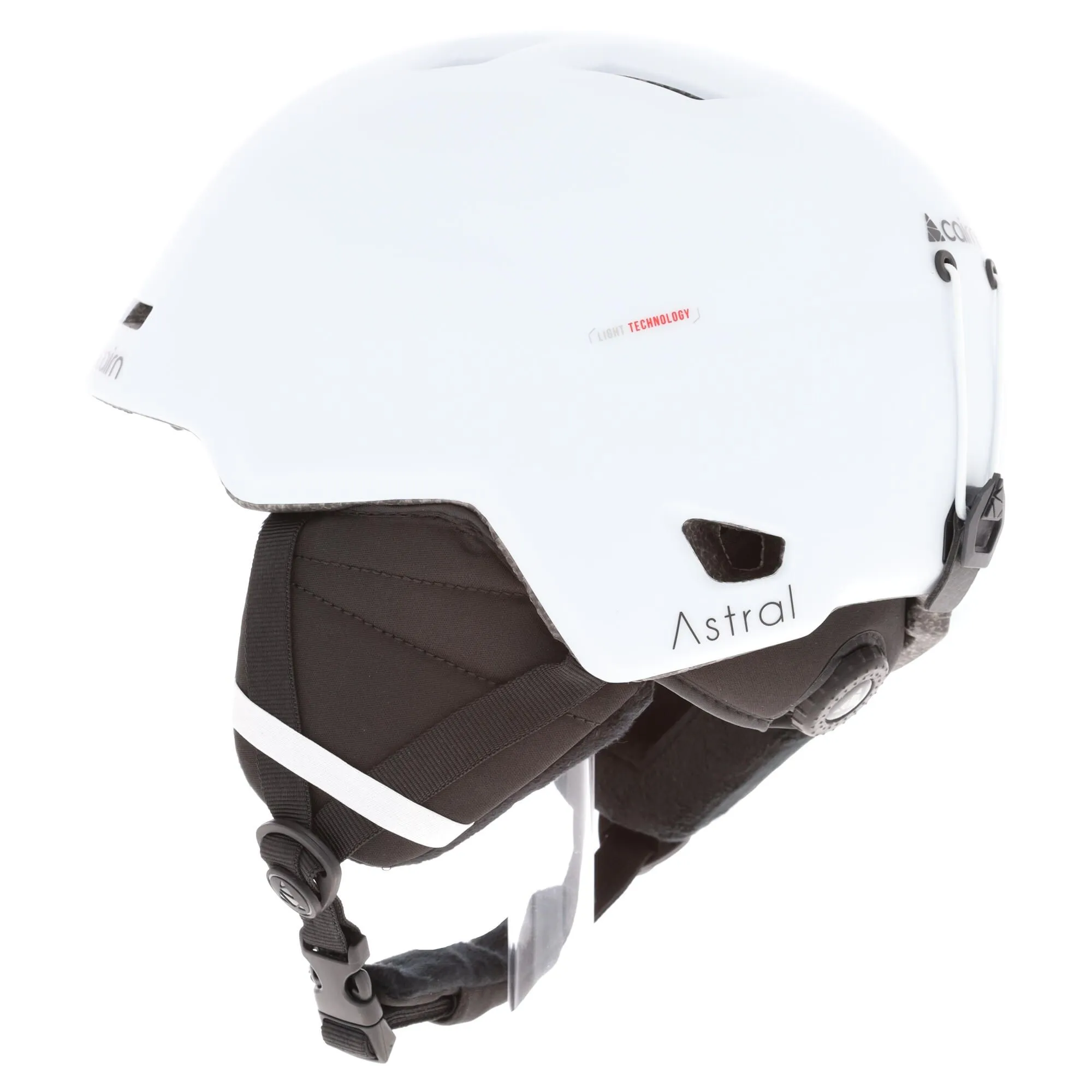 Cairn, Astral Casque De Ski Unisexe Mat Blanc 3 Cairn, Astral Casque De Ski Unisexe Mat Blanc