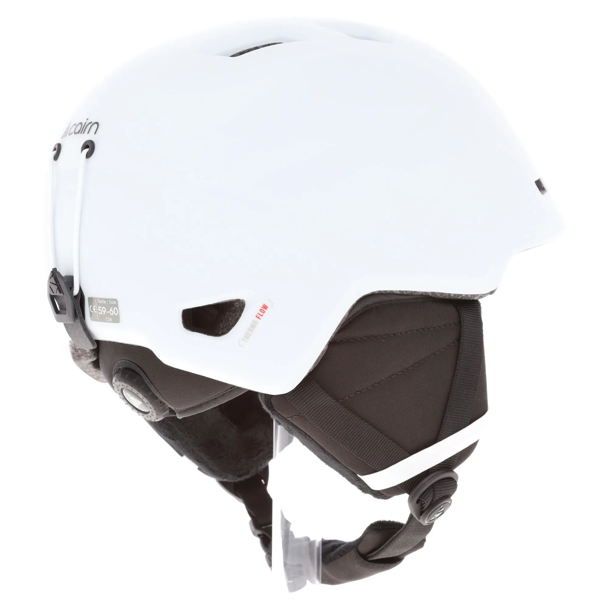 Cairn, Astral Casque De Ski Unisexe Mat Blanc 5 Cairn, Astral Casque De Ski Unisexe Mat Blanc – Image 3