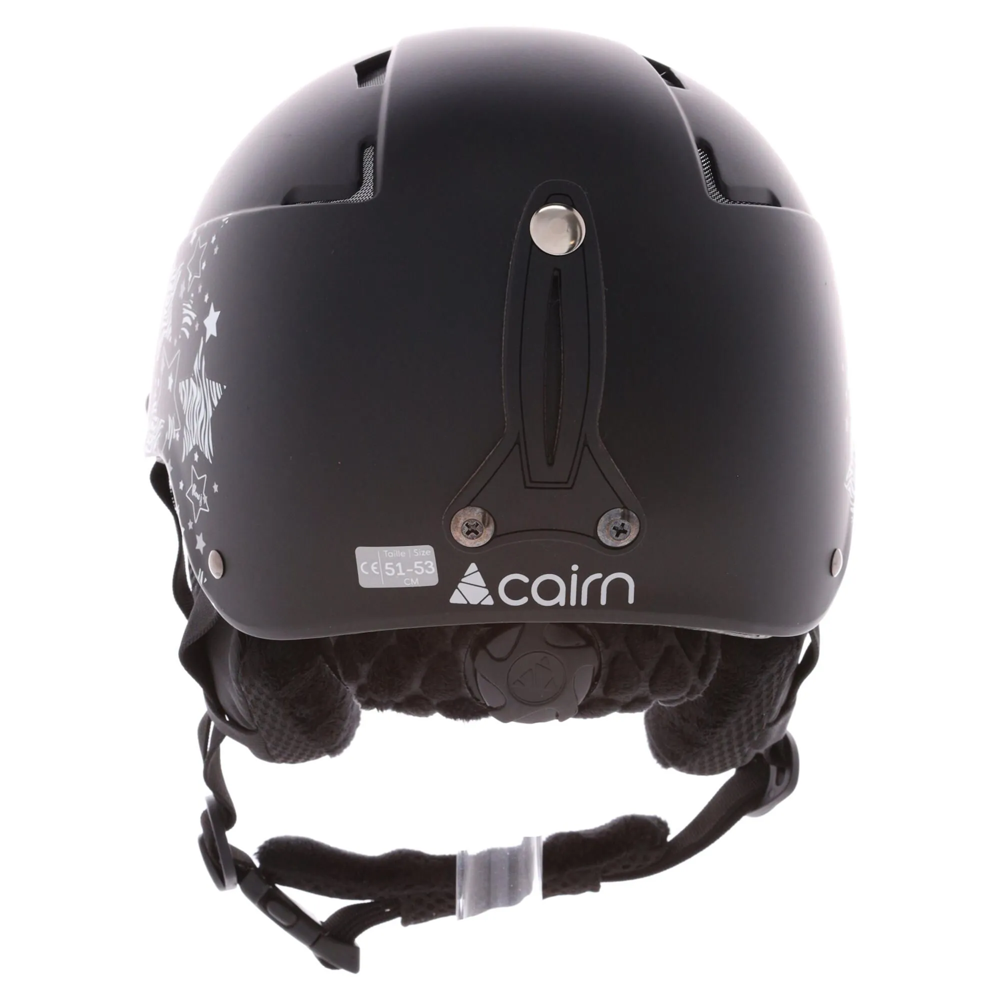 Cairn, Flow Casque De Ski Enfants Zebra Noir 4 Cairn, Flow Casque De Ski Enfants Zebra Noir – Image 2