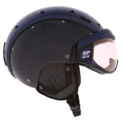 Casco, Sp-6 Visor Casque De Ski Avec Visière Unisexe Navy Bleu, Noir -ColourWear Soldes casco sp 6 visor oa vizierhelmen unisex navy blauw zwart 22casco106v5 BI 05