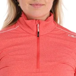 CMP, 30L1076 Pull De Ski Femmes Grenadine Melange Rouge -ColourWear Soldes cmp 30l1076 ga ski pully dames grenadine melange rood 22cmpxx101v1 BI 05