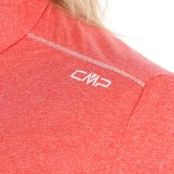 CMP, 30L1076 Pull De Ski Femmes Grenadine Melange Rouge -ColourWear Soldes cmp 30l1076 ga ski pully dames grenadine melange rood 22cmpxx101v1 BI 07