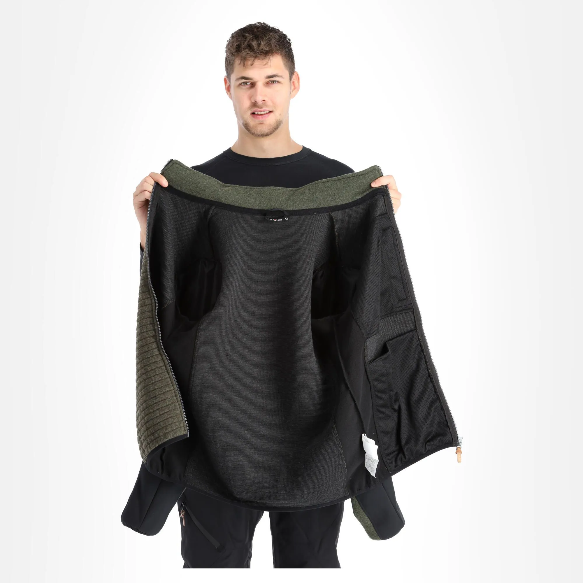 CMP, 30M3207 Gilet Hommes Oil Vert 7 CMP, 30M3207 Gilet Hommes Oil Vert – Image 5