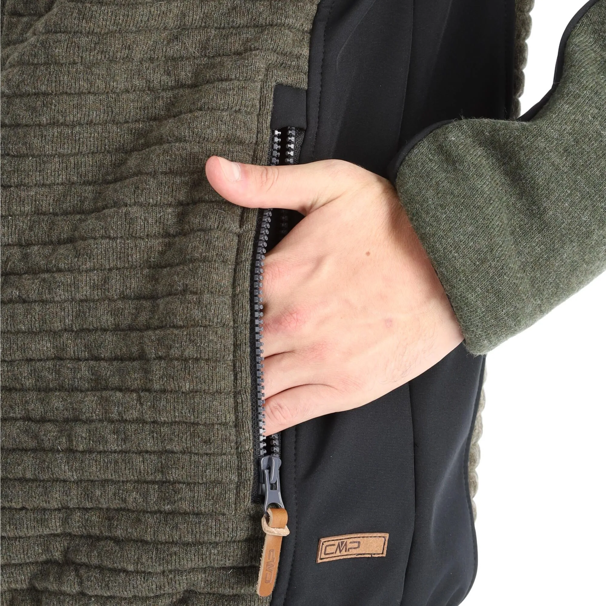 CMP, 30M3207 Gilet Hommes Oil Vert 9 CMP, 30M3207 Gilet Hommes Oil Vert – Image 7