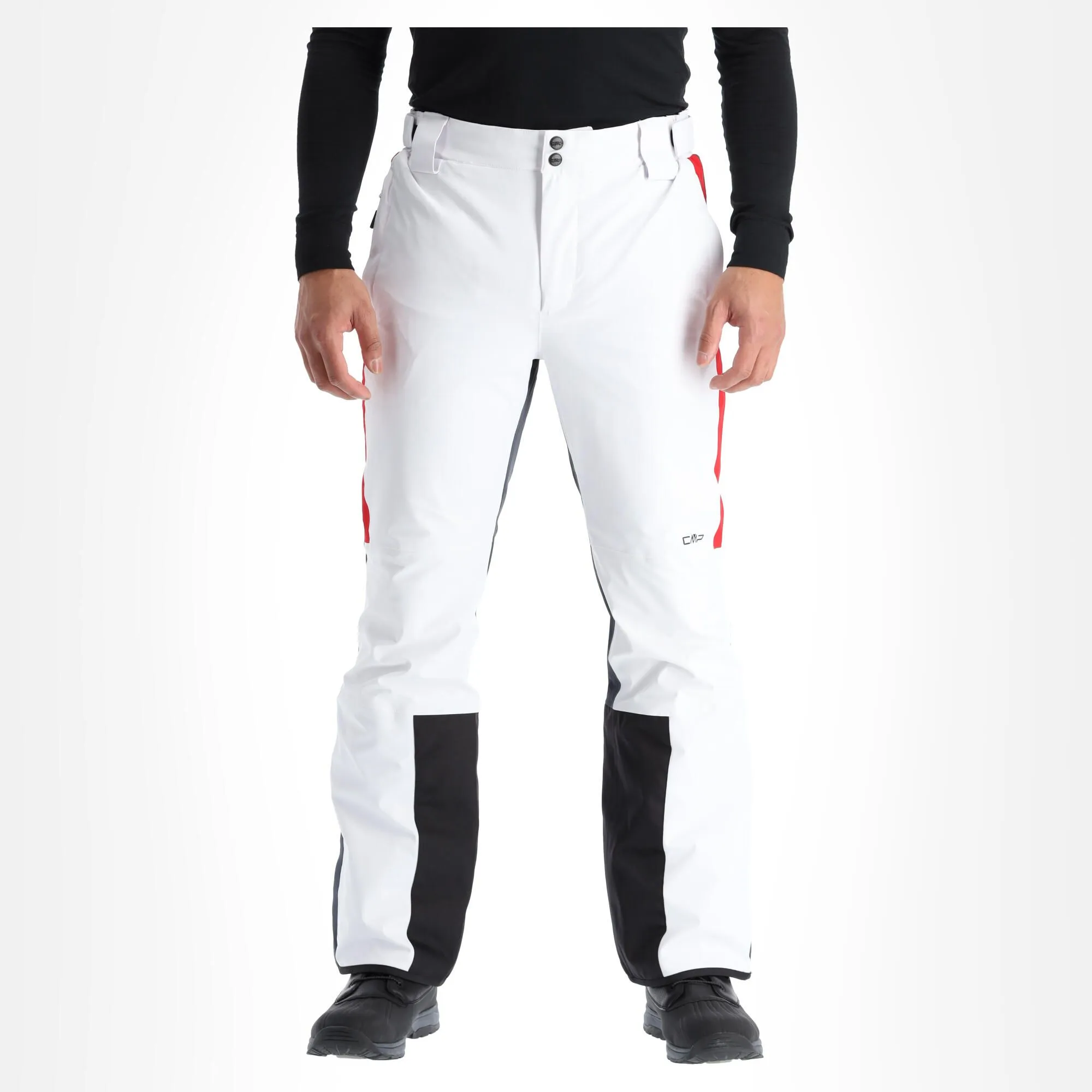 CMP, 30W0487 Pantalon De Ski Hommes Titanio Blanc, Gris 3 CMP, 30W0487 Pantalon De Ski Hommes Titanio Blanc, Gris