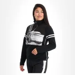 CMP, 31J1126 Pull De Ski Femmes Blanc, Noir -ColourWear Soldes cmp 31j1126 ga ski pully dames wit zwart 22cmpxx105v2 BI 04