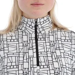 CMP, 31L1016 Pull De Ski Femmes Blanc, Noir -ColourWear Soldes cmp 31l1016 ga ski pully dames wit zwart 22cmpxx112v1 BI 05