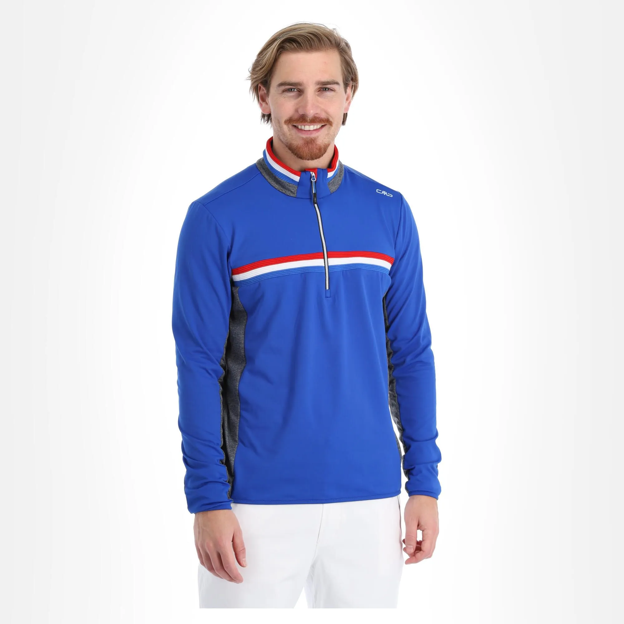 CMP, 31L1037 Pull De Ski Hommes Royal Bleu 4 CMP, 31L1037 Pull De Ski Hommes Royal Bleu – Image 2