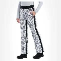 CMP, 31W0046 Pantalon De Ski Femmes Blanc, Noir