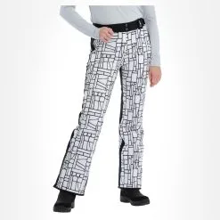 CMP, 31W0046 Pantalon De Ski Femmes Blanc, Noir -ColourWear Soldes cmp 31w0046 ba skibroek gevoerd dames wit zwart 22cmpxx117v1 BI 04