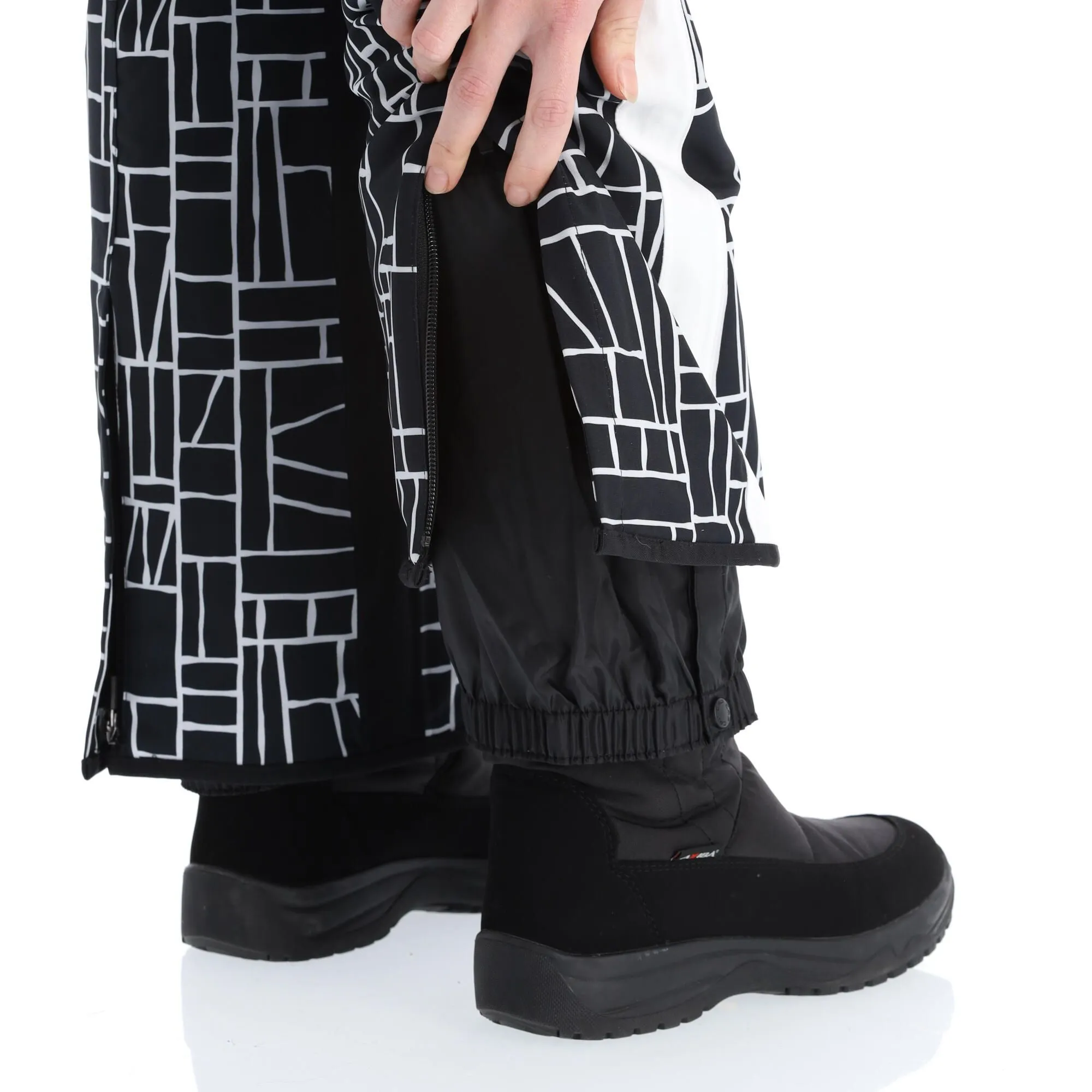 CMP, 31W0046 Pantalon De Ski Femmes Blanc, Noir 8 CMP, 31W0046 Pantalon De Ski Femmes Blanc, Noir – Image 6