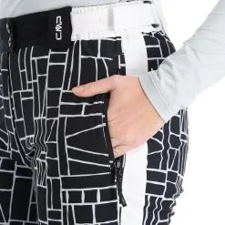 CMP, 31W0046 Pantalon De Ski Femmes Blanc, Noir 16 CMP, 31W0046 Pantalon De Ski Femmes Blanc, Noir -ColourWear Soldes cmp 31w0046 ba skibroek gevoerd dames wit zwart 22cmpxx117v2 BI 08