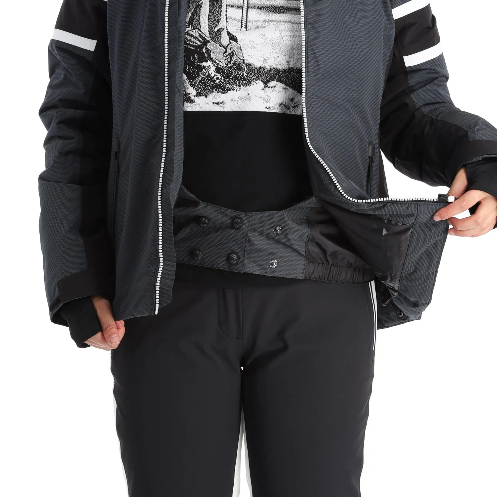 CMP, 31W0056 Veste De Ski Femmes Titanio Gris 10 CMP, 31W0056 Veste De Ski Femmes Titanio Gris – Image 8