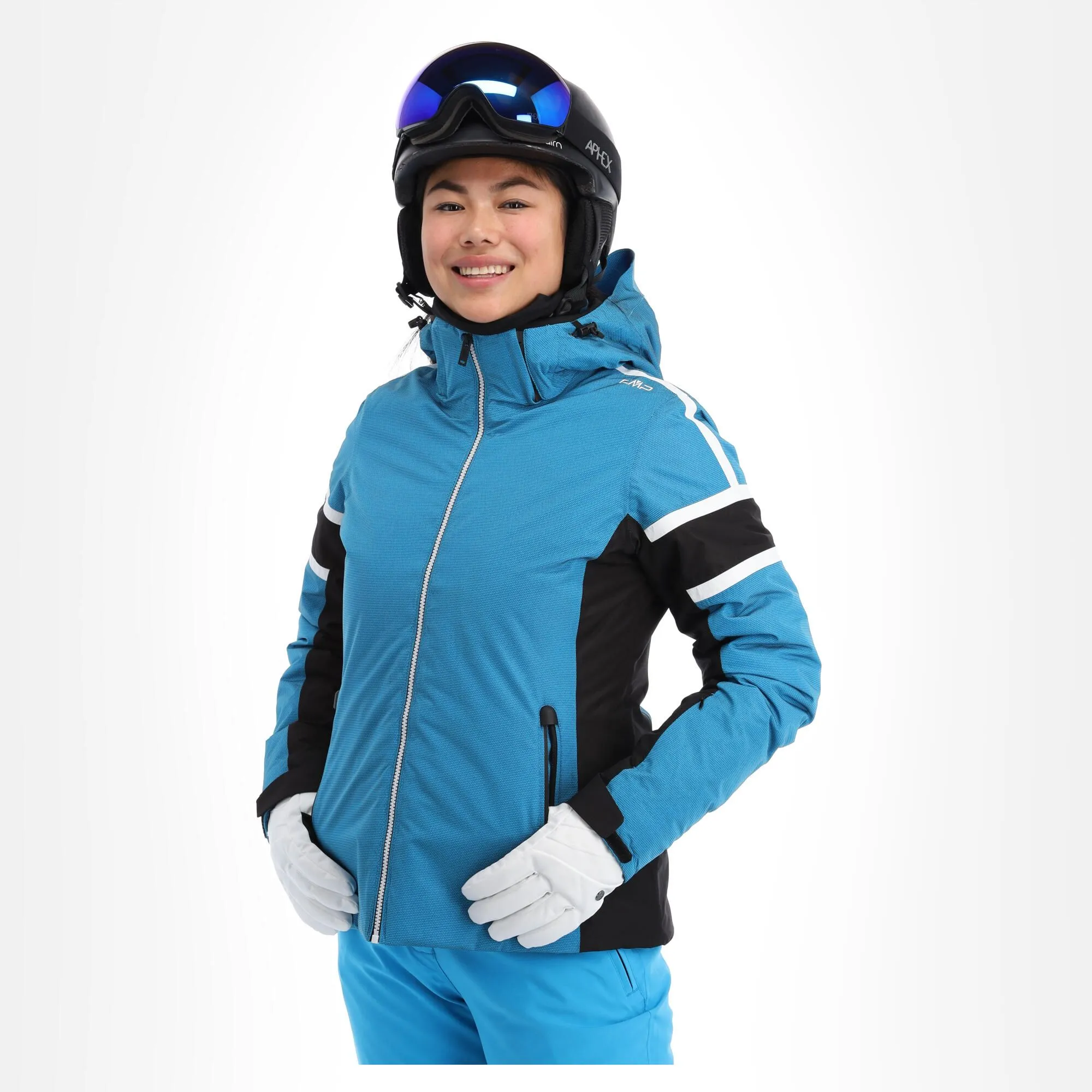 CMP, 31W0056 Veste De Ski Femmes Turquioise Bleu 3 CMP, 31W0056 Veste De Ski Femmes Turquioise Bleu