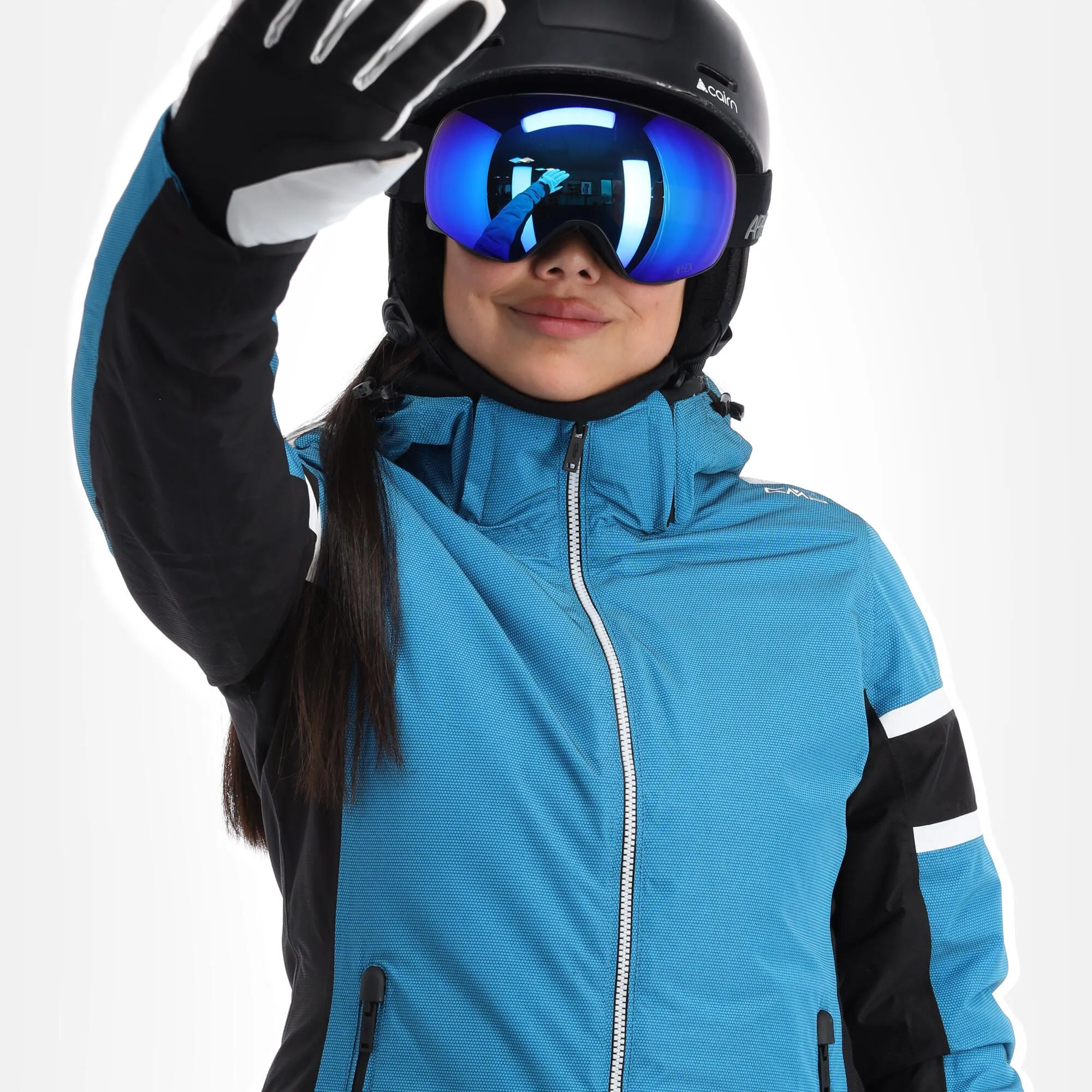 CMP, 31W0056 Veste De Ski Femmes Turquioise Bleu 6 CMP, 31W0056 Veste De Ski Femmes Turquioise Bleu – Image 4