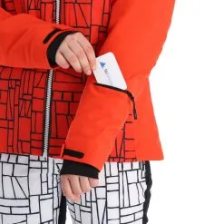 CMP, 31W0076 Veste De Ski Femmes Grenadine Rouge -ColourWear Soldes cmp 31w0076 aa jas gevoerd dames grenadine rood 22cmpxx119v1 BI 08