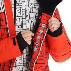 CMP, 31W0076 Veste De Ski Femmes Grenadine Rouge -ColourWear Soldes cmp 31w0076 aa jas gevoerd dames grenadine rood 22cmpxx119v1 BI 11