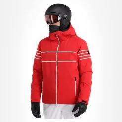 CMP, 31W0117 Veste De Ski Hommes Ferrari Rouge -ColourWear Soldes cmp 31w0117 aa jas gevoerd heren ferrari rood 22cmpxx121v1 BI 04