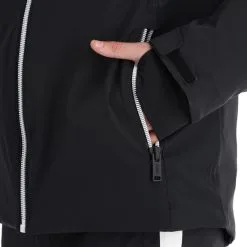 CMP, 31W0117 Veste De Ski Hommes Noir -ColourWear Soldes cmp 31w0117 aa jas gevoerd heren zwart 22cmpxx121v2 BI 10