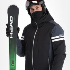 CMP, 31W0127 Veste De Ski Hommes Noir -ColourWear Soldes cmp 31w0127 aa jas gevoerd heren zwart 22cmpxx122v3 BI 05