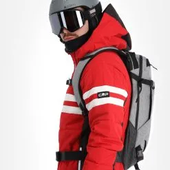 CMP, 31W0137 Veste De Ski Hommes Ferrari Rouge -ColourWear Soldes cmp 31w0137 aa jas gevoerd heren ferrari rood 22cmpxx123v2 BI 05