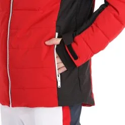 CMP, 31W0137 Veste De Ski Hommes Ferrari Rouge -ColourWear Soldes cmp 31w0137 aa jas gevoerd heren ferrari rood 22cmpxx123v2 BI 11