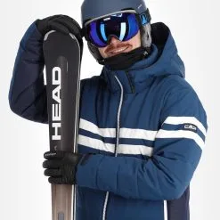 CMP, 31W0137 Veste De Ski Hommes Marine Bleu -ColourWear Soldes cmp 31w0137 aa jas gevoerd heren marine blauw 22cmpxx123v4 BI 05