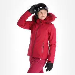 CMP, 31W0196F Veste De Ski Femmes Sangria Violet -ColourWear Soldes cmp 31w0196f aa jas gevoerd dames sangria paars 22cmpxx124v2 BI 04