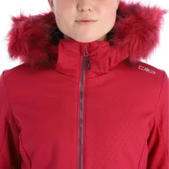 CMP, 31W0196F Veste De Ski Femmes Sangria Violet -ColourWear Soldes cmp 31w0196f aa jas gevoerd dames sangria paars 22cmpxx124v2 BI 07
