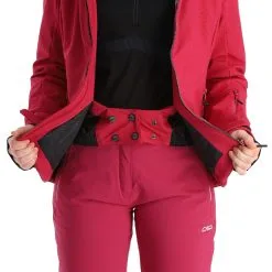 CMP, 31W0196F Veste De Ski Femmes Sangria Violet -ColourWear Soldes cmp 31w0196f aa jas gevoerd dames sangria paars 22cmpxx124v2 BI 09