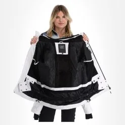 CMP, 31W0196F Veste De Ski Femmes Blanc -ColourWear Soldes cmp 31w0196f aa jas gevoerd dames wit 22cmpxx124v3 BI 06