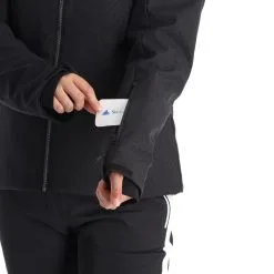 CMP, 31W0196F Veste De Ski Femmes Noir -ColourWear Soldes cmp 31w0196f aa jas gevoerd dames zwart 22cmpxx124v4 BI 08