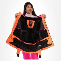 CMP, 31W0216 Veste De Ski Femmes Flamingo Fluo Orange -ColourWear Soldes cmp 31w0216 aa jas gevoerd dames flamingo fluo oranje 22cmpxx125v5 BI 06