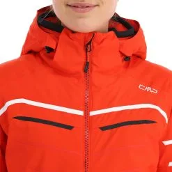 CMP, 31W0216 Veste De Ski Femmes Grenadine Rouge -ColourWear Soldes cmp 31w0216 aa jas gevoerd dames grenadine rood 22cmpxx125v4 BI 10
