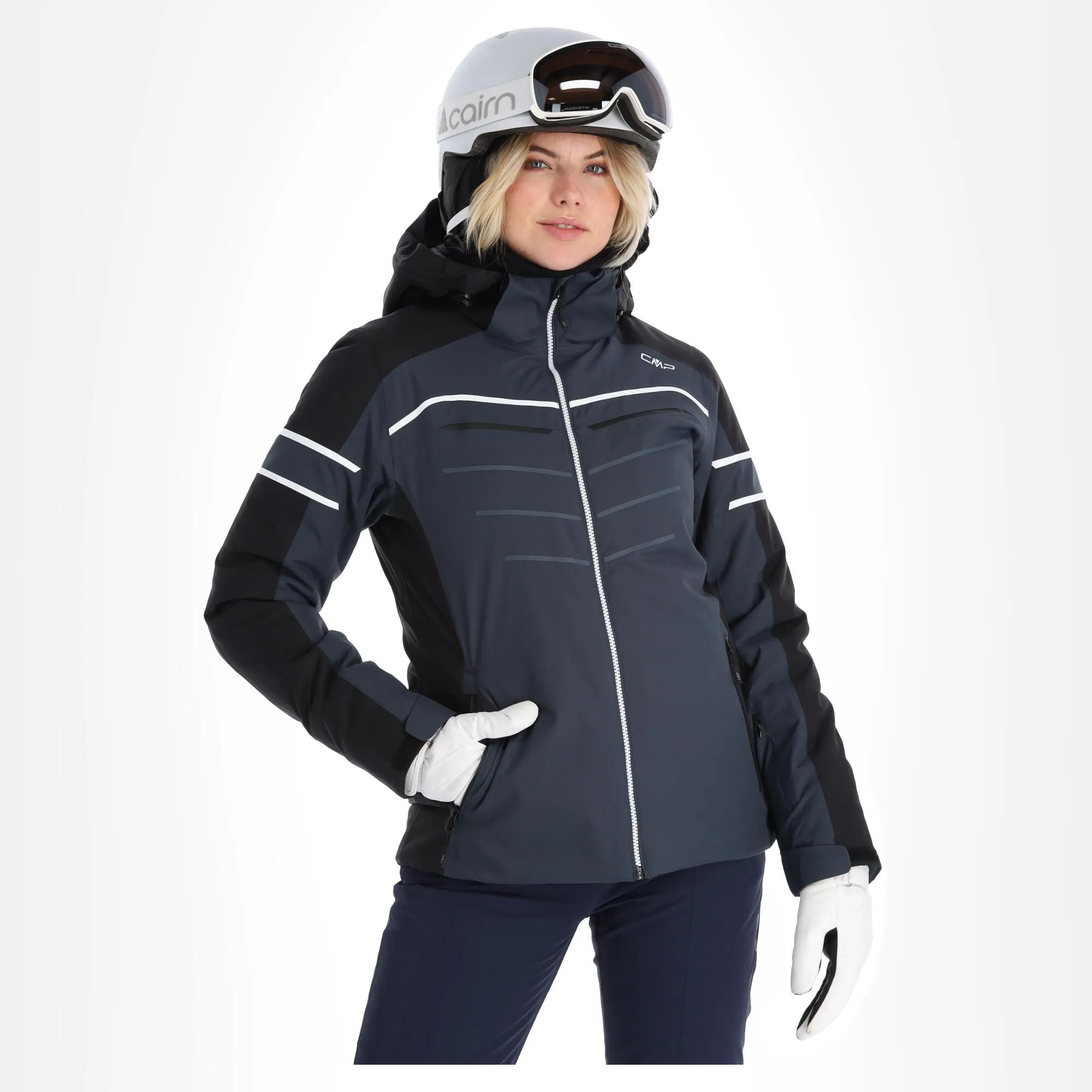 CMP, 31W0216 Veste De Ski Femmes Titanio Gris 3 CMP, 31W0216 Veste De Ski Femmes Titanio Gris