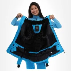 CMP, 31W0216 Veste De Ski Femmes Turquioise Bleu -ColourWear Soldes cmp 31w0216 aa jas gevoerd dames turquioise blauw 22cmpxx125v3 BI 06