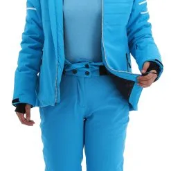 CMP, 31W0216 Veste De Ski Femmes Turquioise Bleu -ColourWear Soldes cmp 31w0216 aa jas gevoerd dames turquioise blauw 22cmpxx125v3 BI 09