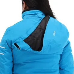 CMP, 31W0216 Veste De Ski Femmes Turquioise Bleu -ColourWear Soldes cmp 31w0216 aa jas gevoerd dames turquioise blauw 22cmpxx125v3 BI 10