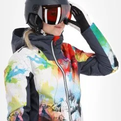 CMP, 31W0236 Veste De Ski Femmes Multicolore -ColourWear Soldes cmp 31w0236 aa jas gevoerd dames multicolor 22cmpxx126v1 BI 05