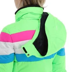 CMP, 31W0246 Veste De Ski Femmes Apple Fluo Vert -ColourWear Soldes cmp 31w0246 aa jas gevoerd dames apple fluo groen 22cmpxx127v1 BI 10