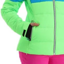 CMP, 31W0246 Veste De Ski Femmes Apple Fluo Vert -ColourWear Soldes cmp 31w0246 aa jas gevoerd dames apple fluo groen 22cmpxx127v1 BI 11
