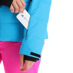 CMP, 31W0246 Veste De Ski Femmes Turquioise Bleu -ColourWear Soldes cmp 31w0246 aa jas gevoerd dames turquioise blauw 22cmpxx127v2 BI 07