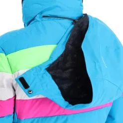 CMP, 31W0246 Veste De Ski Femmes Turquioise Bleu -ColourWear Soldes cmp 31w0246 aa jas gevoerd dames turquioise blauw 22cmpxx127v2 BI 10