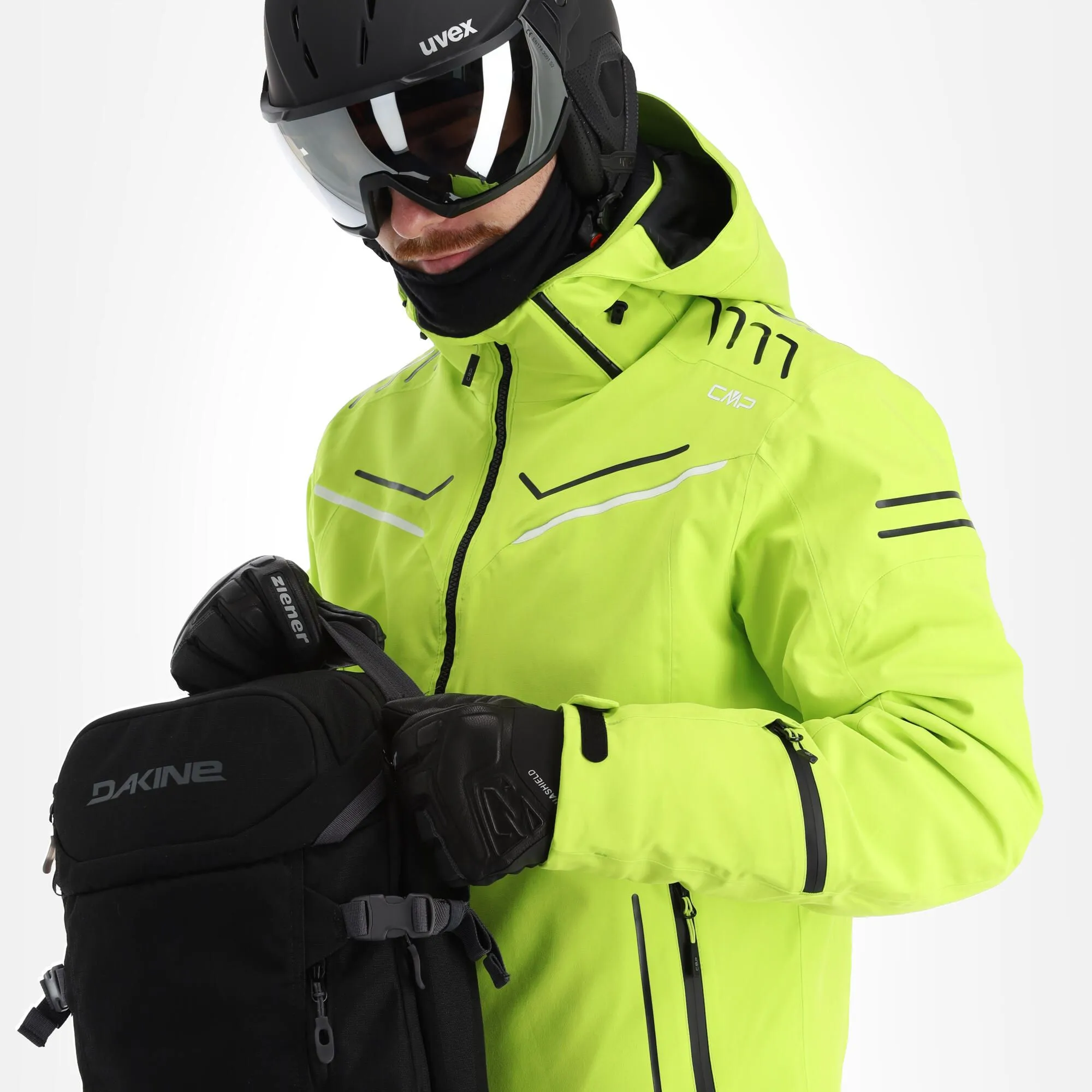CMP, 31W0307 Veste De Ski Hommes Acid Vert 6 CMP, 31W0307 Veste De Ski Hommes Acid Vert – Image 4