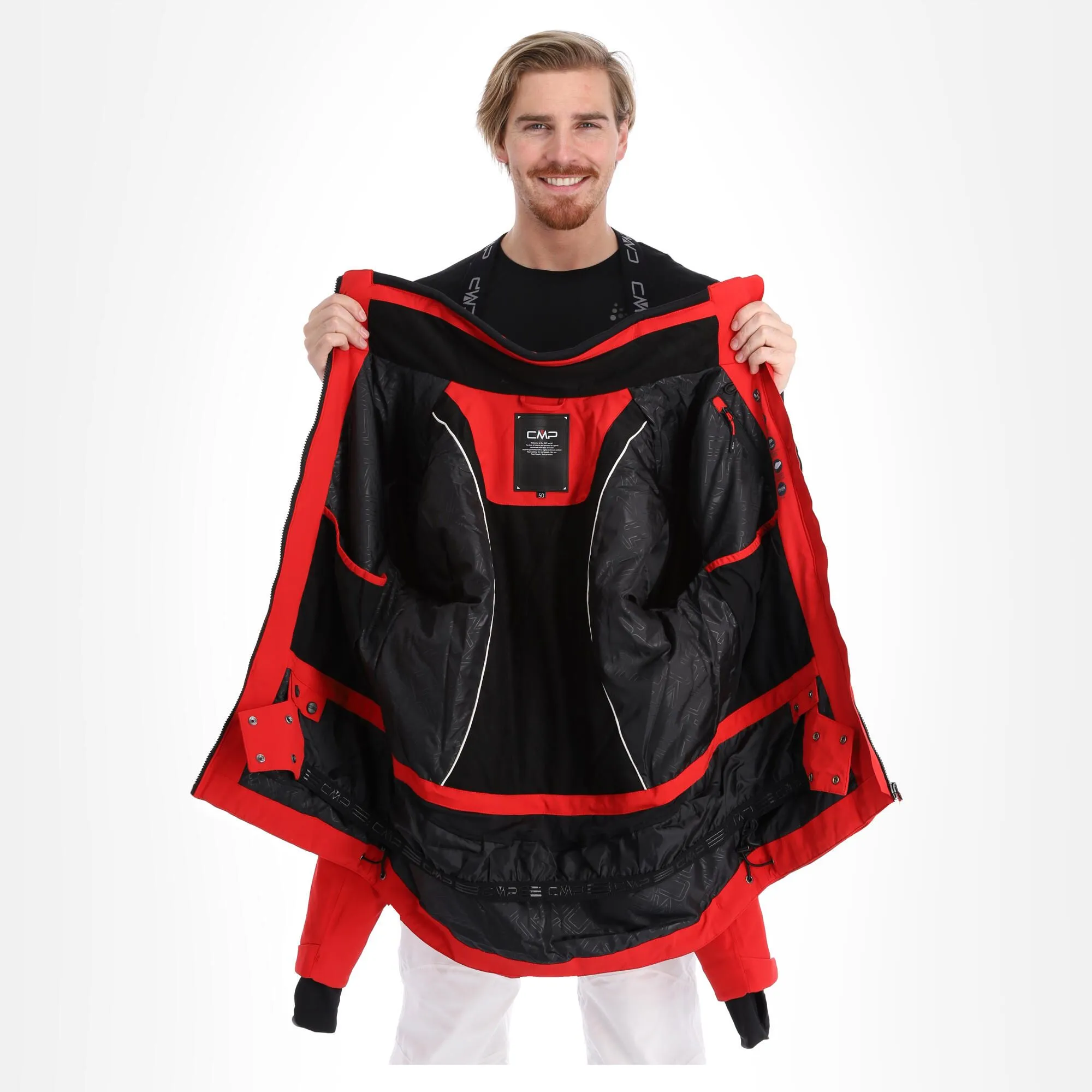 CMP, 31W0307 Veste De Ski Hommes Ferrari Rouge 7 CMP, 31W0307 Veste De Ski Hommes Ferrari Rouge – Image 5