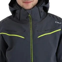 CMP, 31W0307 Veste De Ski Hommes Titanio Gris -ColourWear Soldes cmp 31w0307 aa jas gevoerd heren titanio grijs 22cmpxx128v1 BI 07