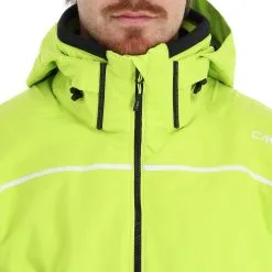 CMP, 31W0317 Veste De Ski Hommes Acid Vert -ColourWear Soldes cmp 31w0317 aa jas gevoerd heren acid groen 22cmpxx129v3 BI 07